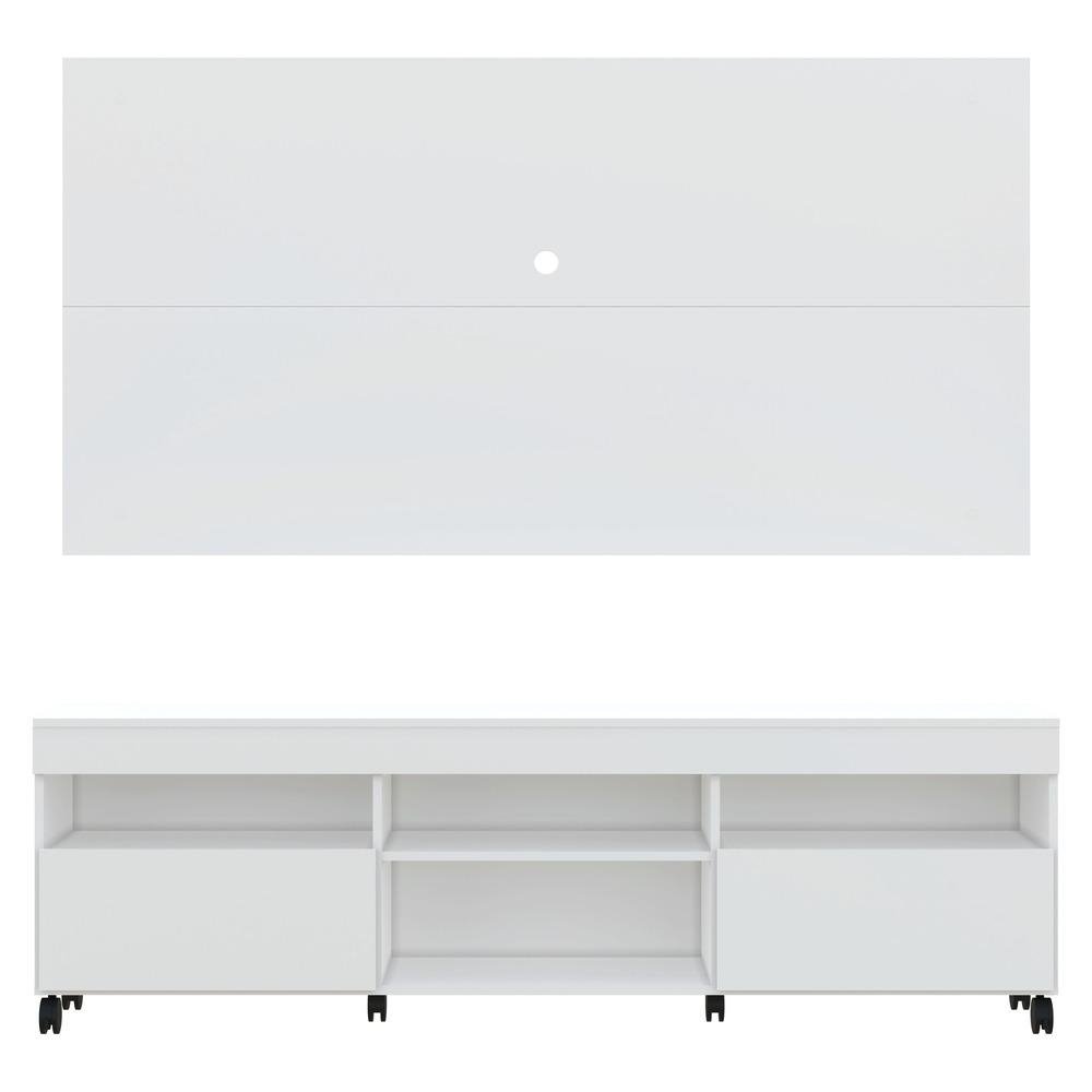 Rack com Painel TV 65" com Rodizios Londres Multimoveis V3335