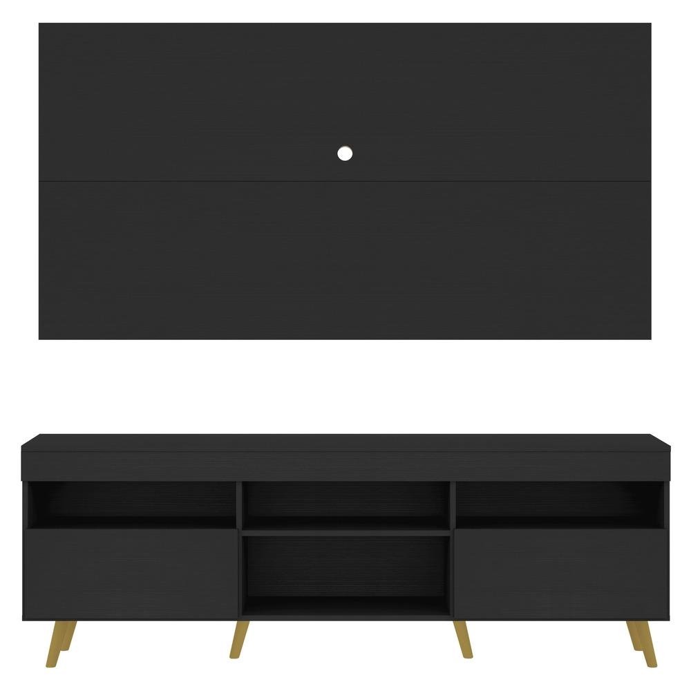 Rack com Painel e Suporte TV 65" Retro Londres Multimoveis V3347