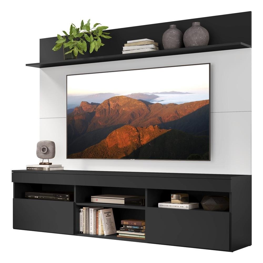Rack com Painel e Suporte TV 65" Madri Multimoveis V3366