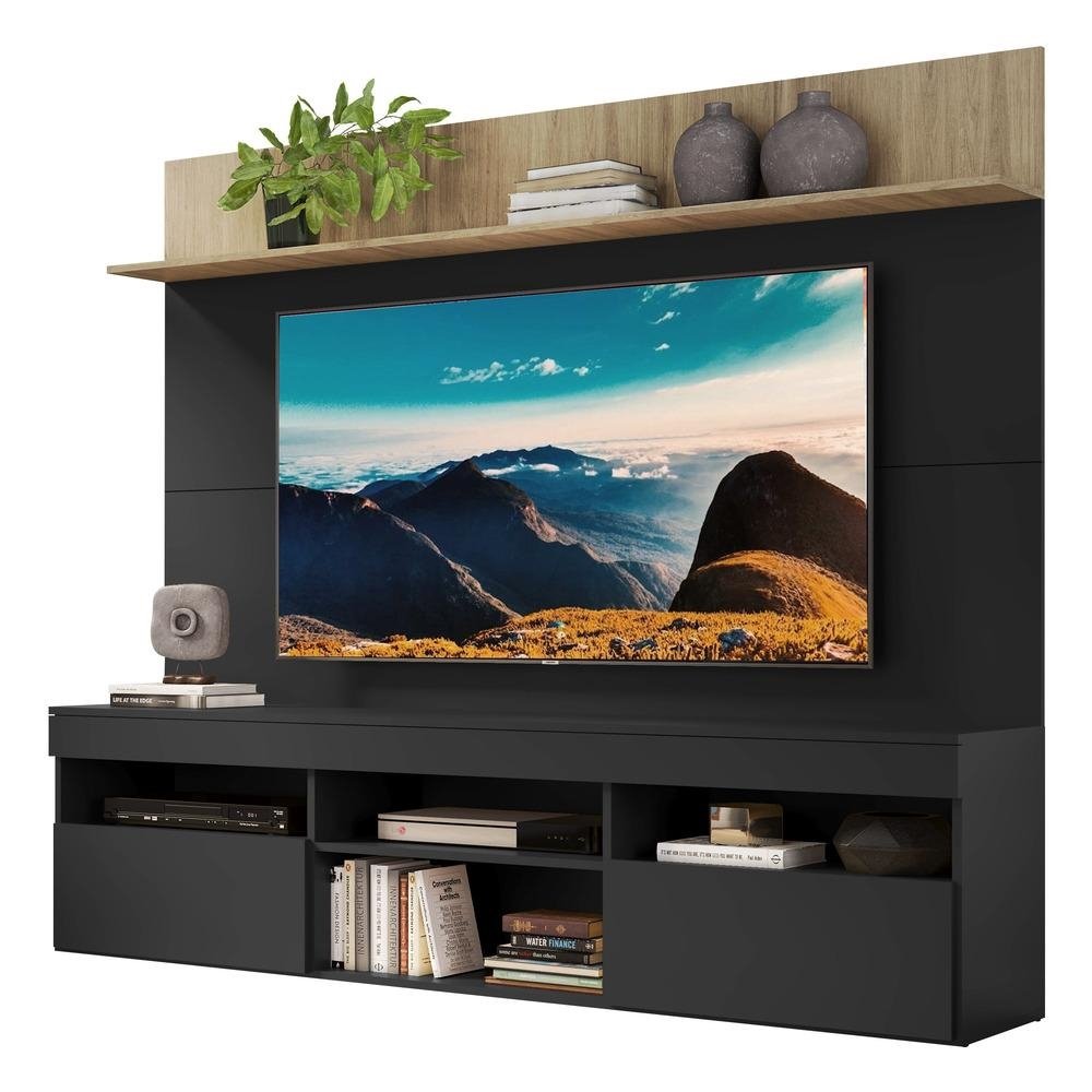 Rack com Painel e Suporte TV 65" Madri Multimoveis V3366
