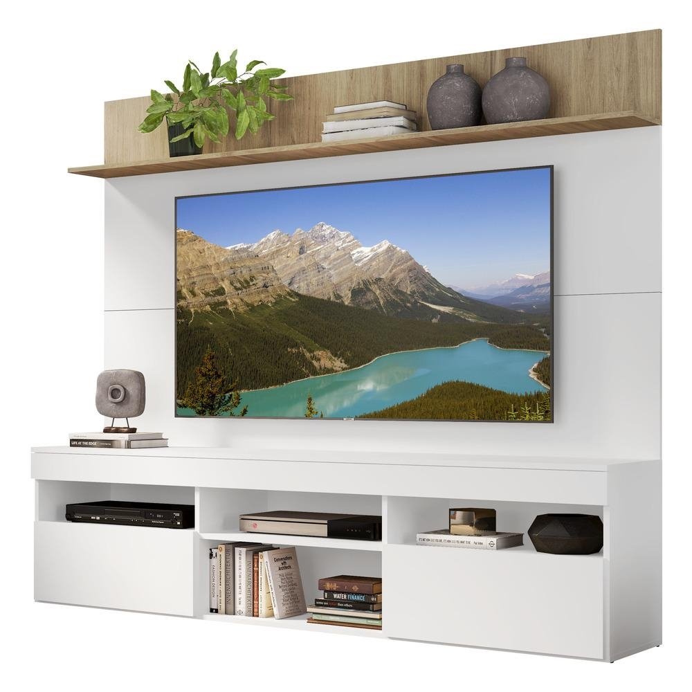 Rack com Painel e Suporte TV 65" Madri Multimoveis V3366