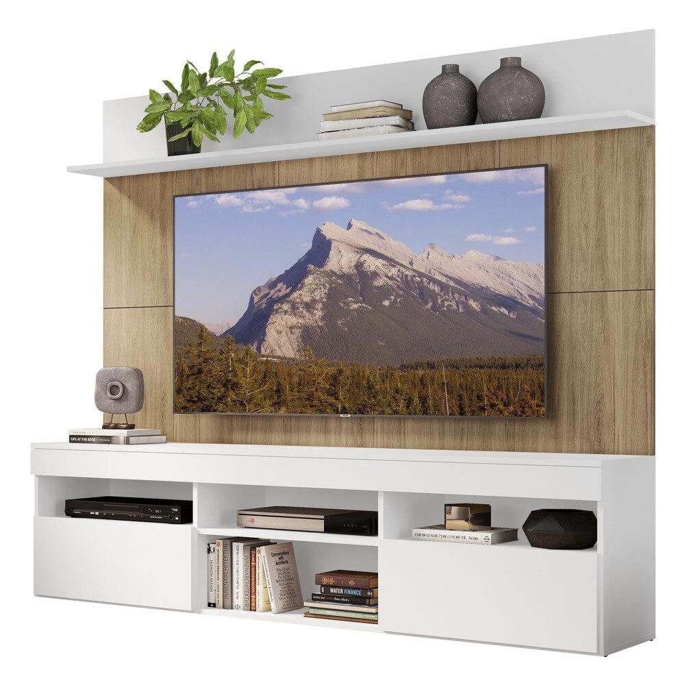 Rack com Painel e Suporte TV 65" Madri Multimoveis V3366