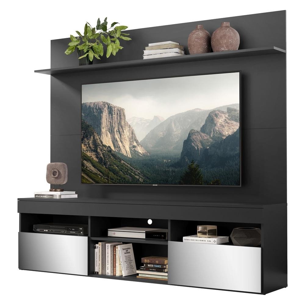 Rack com Espelho e Painel com Suporte TV 65" Madri V3368