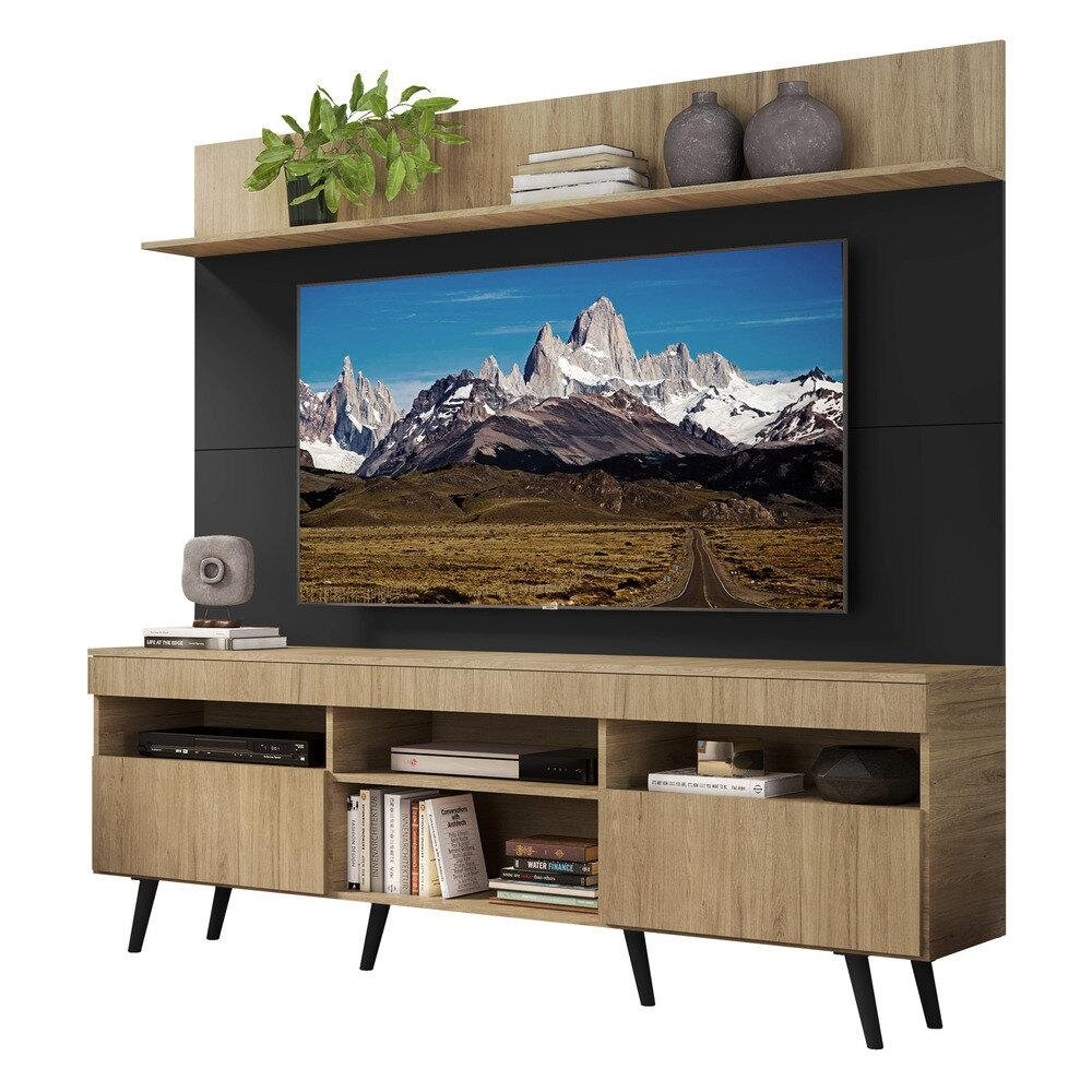 Rack Retro com Painel TV 65" Madri Multimoveis V3371