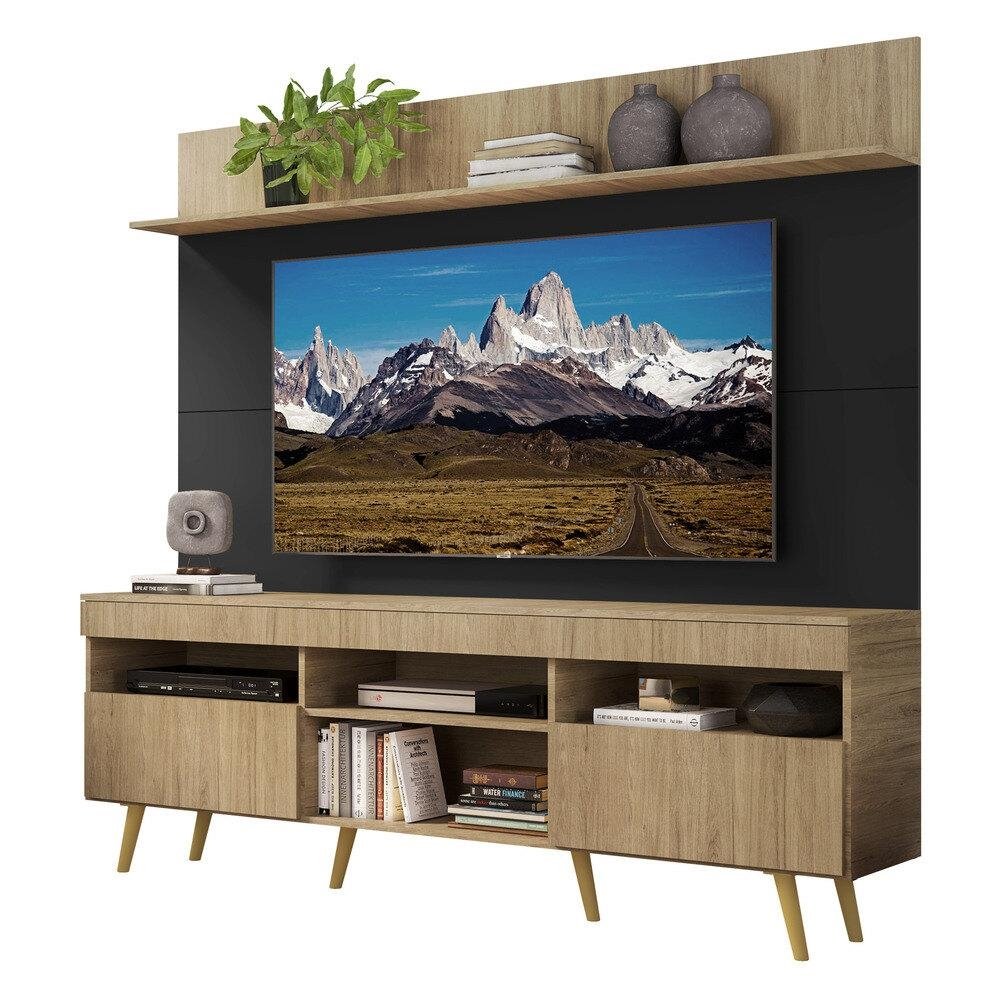 Rack Retro com Painel TV 65" Madri Multimoveis V3371