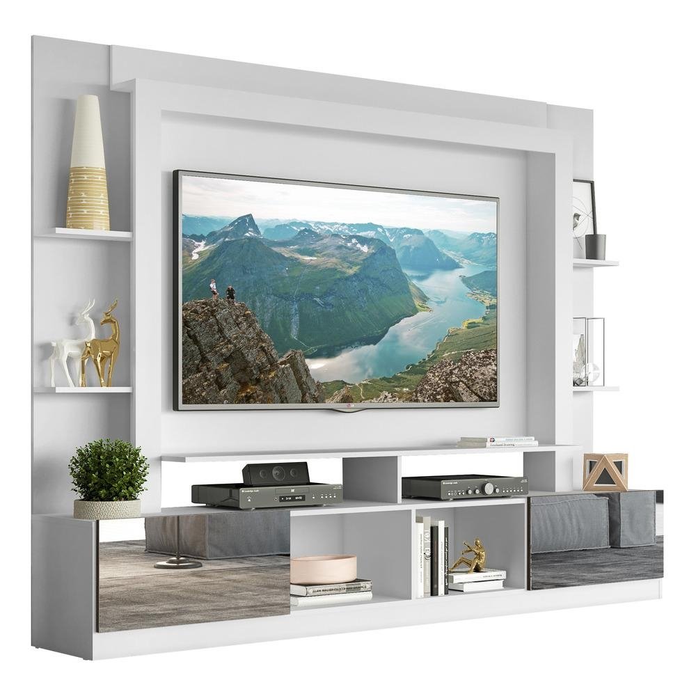 Estante TV 65" Portas c/ Espelho Oslo Multimoveis V3390