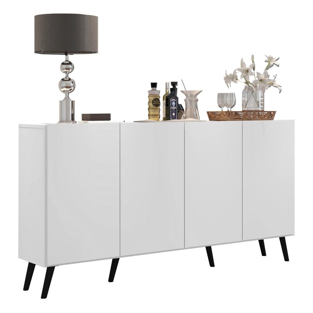 Aparador Buffet 4 Portas Retro Veneza Multimoveis V3556