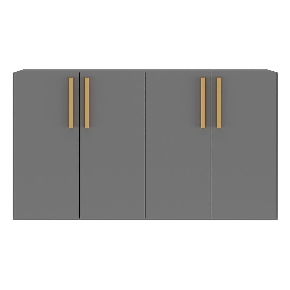 Aparador Buffet 4 Portas Suspenso Viena Multimoveis V3605