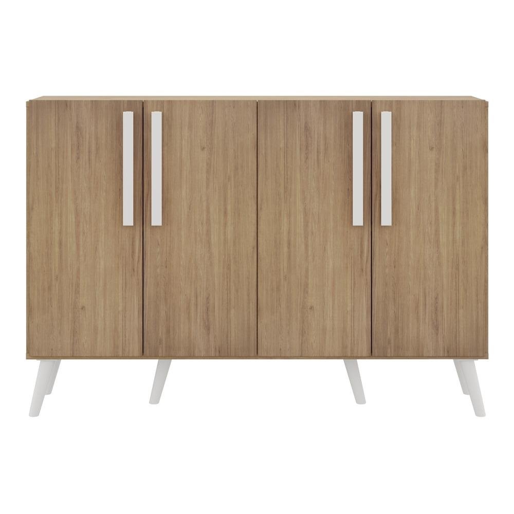 Aparador Buffet 4 Portas Retro Viena Multimoveis V3606