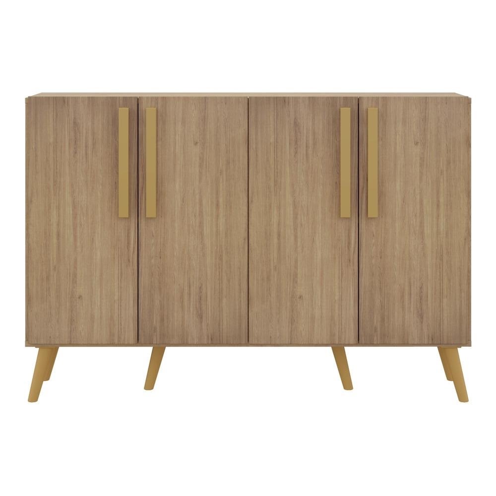 Aparador Buffet 4 Portas Retro Viena Multimoveis V3606