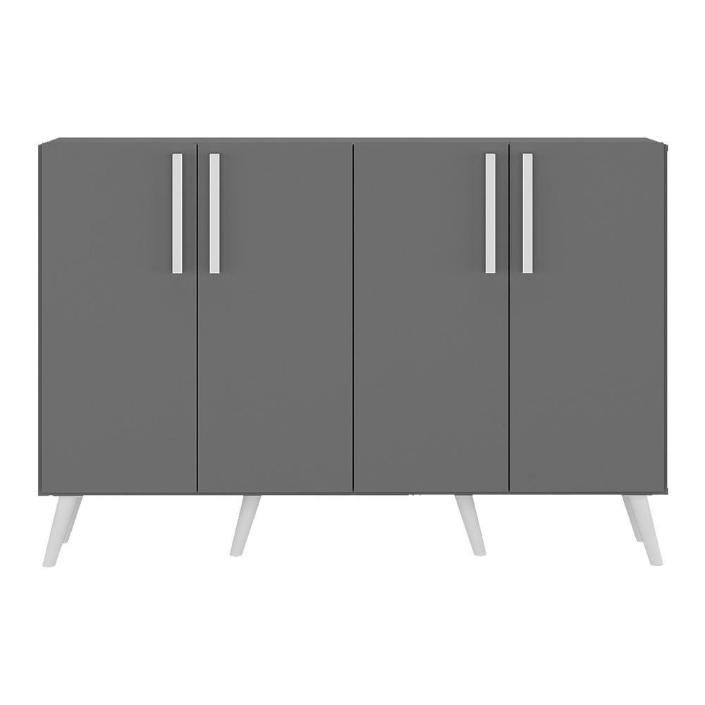 Aparador Buffet 4 Portas Retro Viena Multimoveis V3606