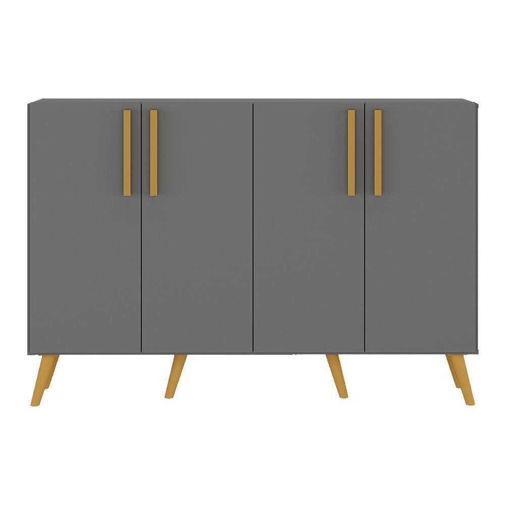 Aparador Buffet 4 Portas Retro Viena Multimoveis V3606