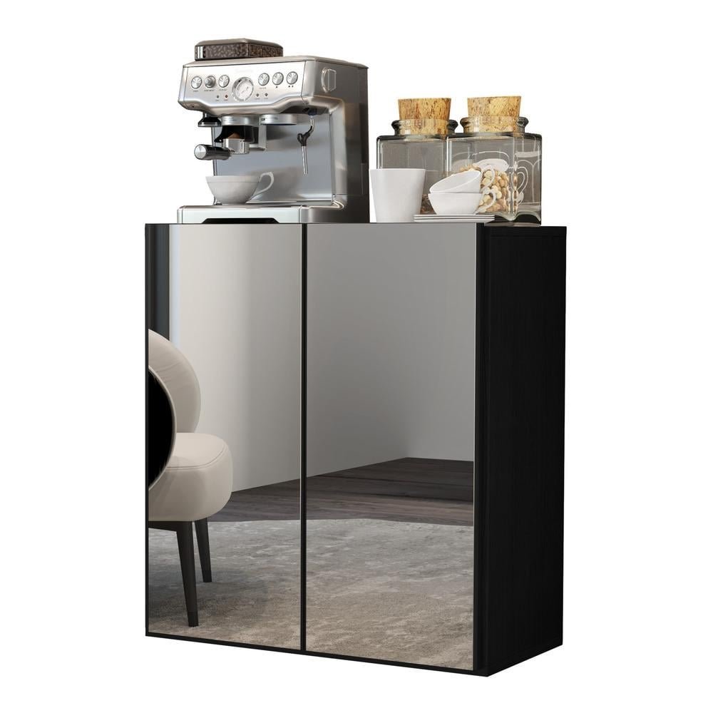 Aparador Buffet 2 Portas com Espelho Suspenso Vegas Multimoveis V3612