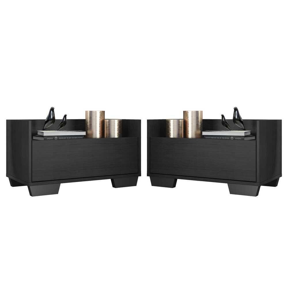 Kit com 2 Mesas de Cabeceira 60cm Multimoveis V3634