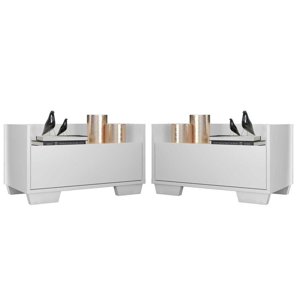 Kit com 2 Mesas de Cabeceira 60cm Multimoveis V3634