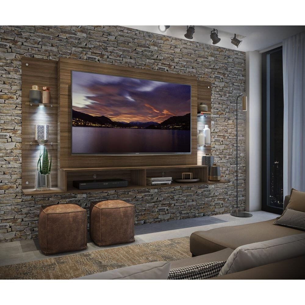 Painel com Suporte TV 60" e 4 Leds Vegas Multimoveis V3678