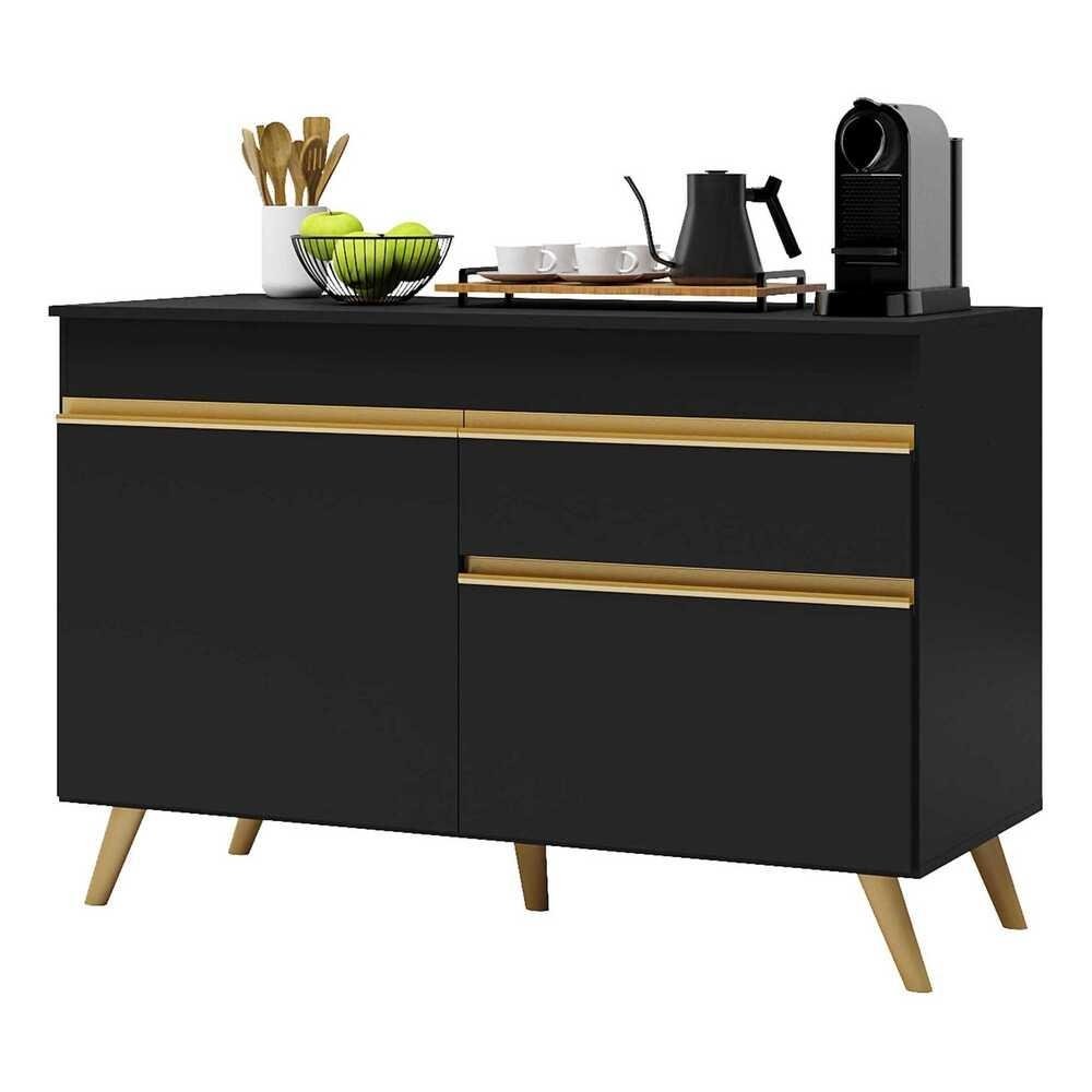 Balcao Cozinha 120cm 2 Portas 1 Gaveta Veneza Multimoveis V3680