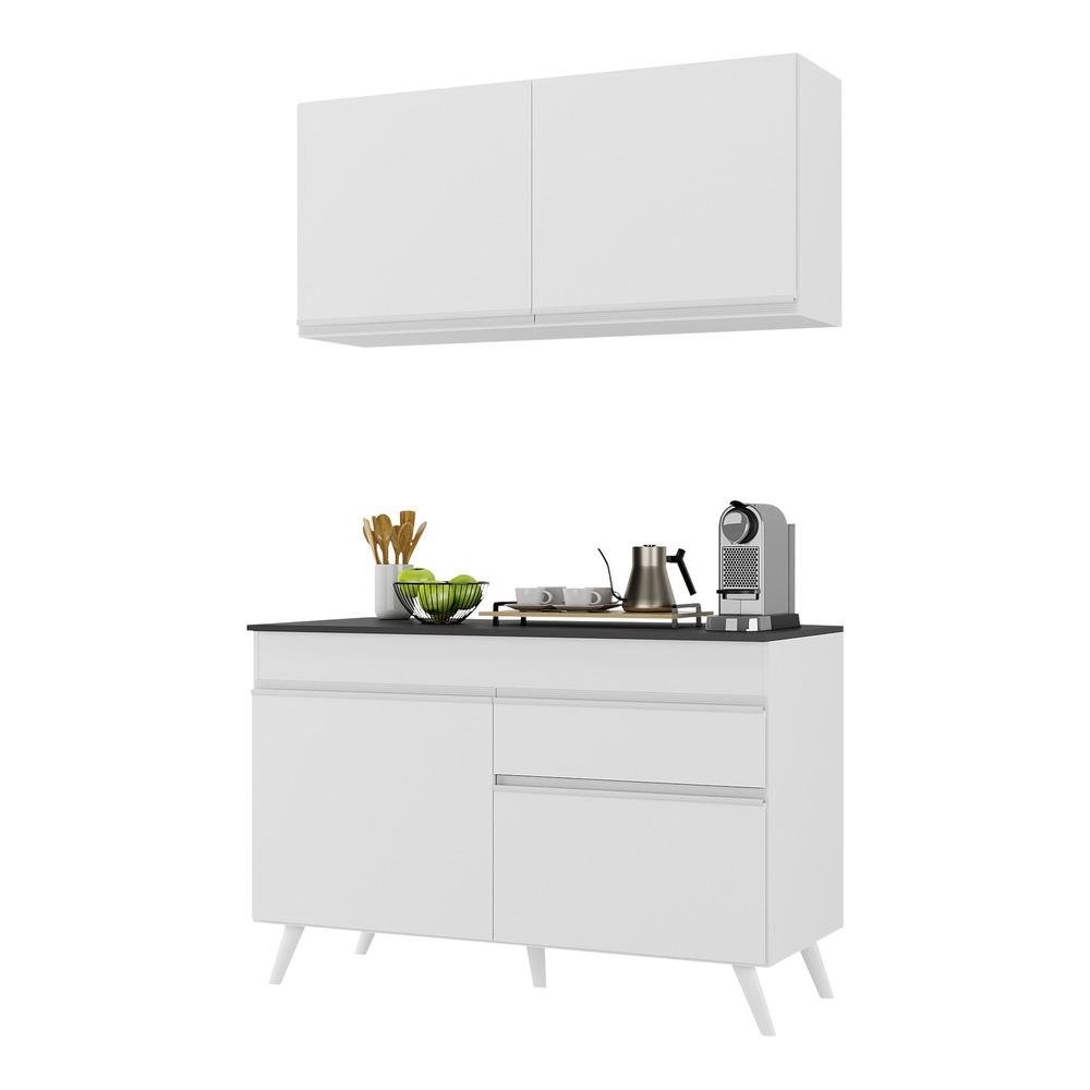 Armario de Cozinha Compacta 120cm Veneza Multimoveis V3687