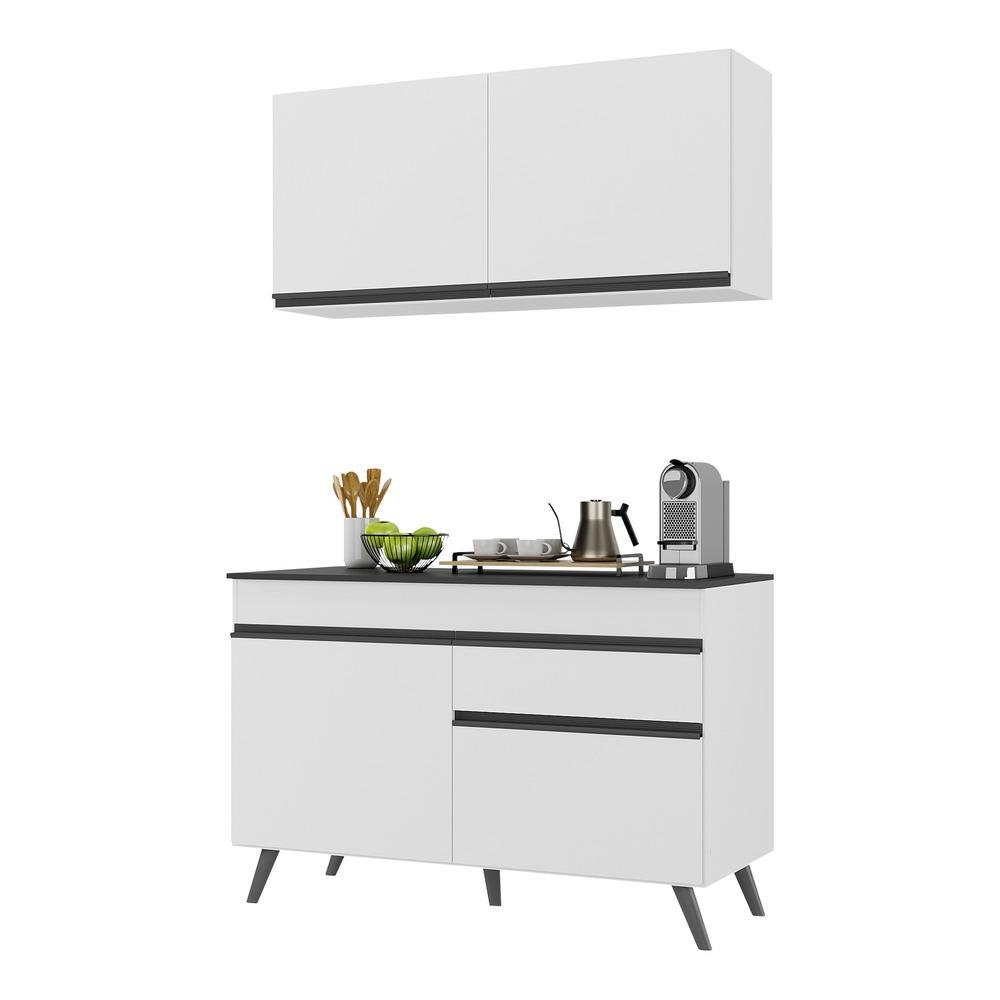 Armario de Cozinha Compacta 120cm Veneza Multimoveis V3687