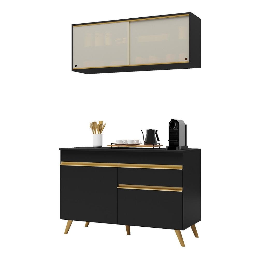Armario de Cozinha Compacta 120cm Veneza Multimoveis V3688