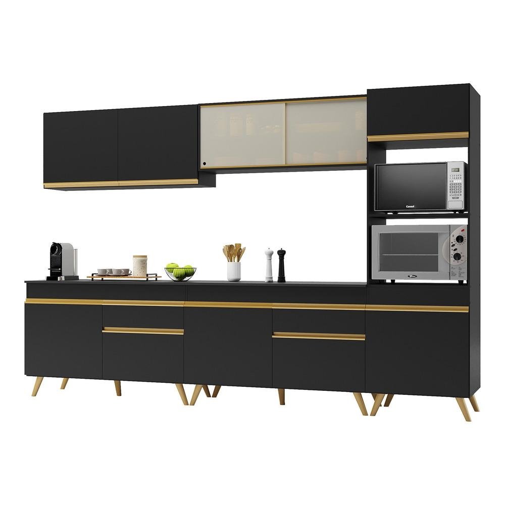 Armario de Cozinha Completa 302cm Veneza Multimoveis V3689