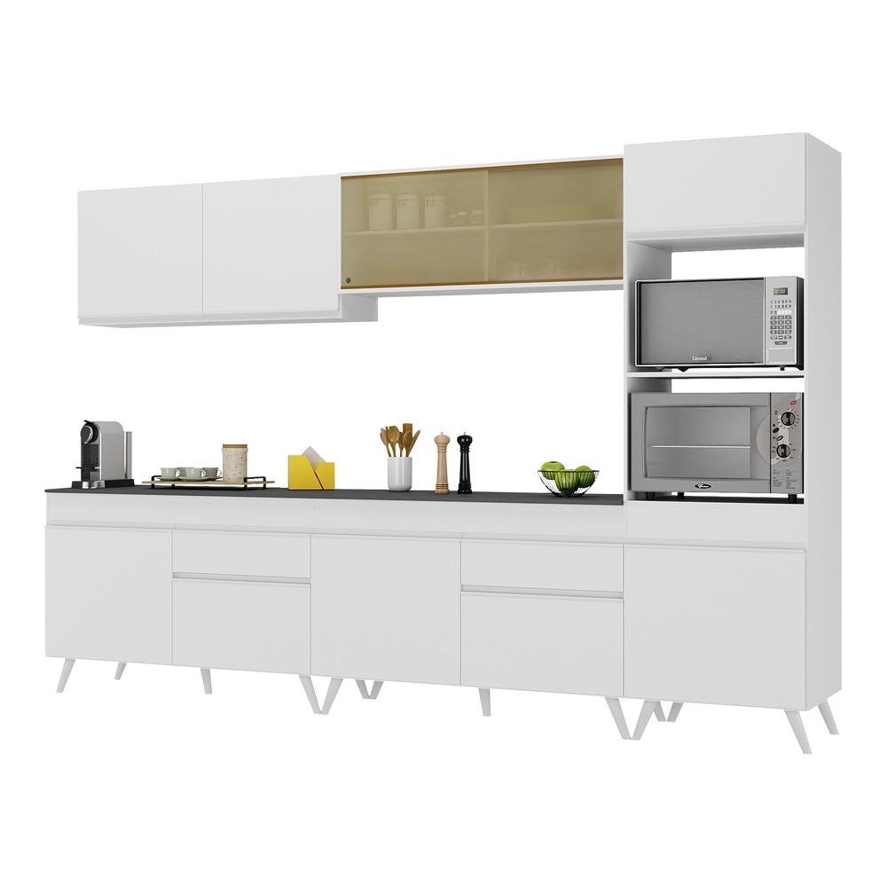 Armario de Cozinha Completa 302cm Veneza Multimoveis V3689