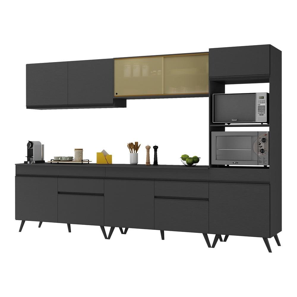 Armario de Cozinha Completa 302cm Veneza Multimoveis V3689