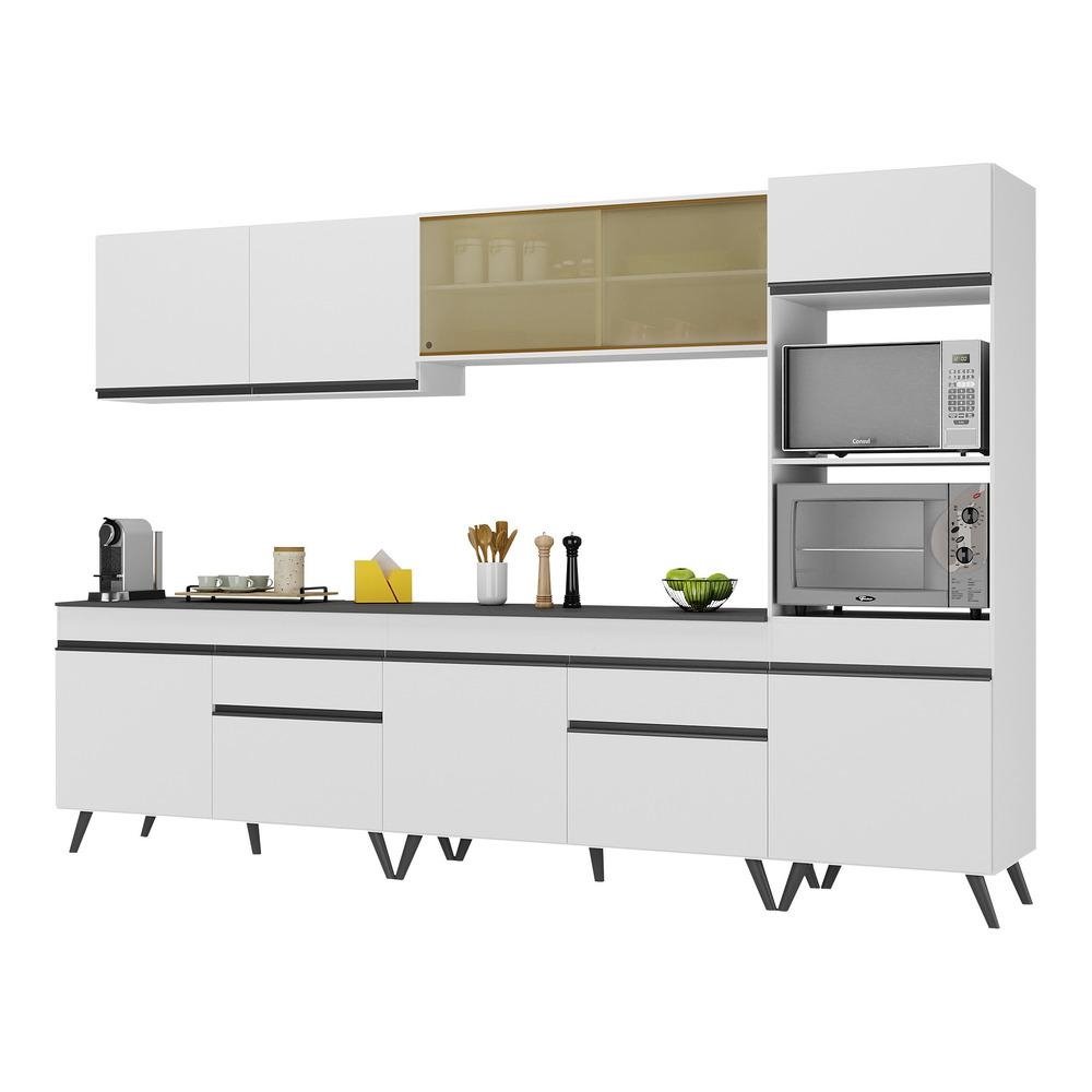 Armario de Cozinha Completa 302cm Veneza Multimoveis V3689