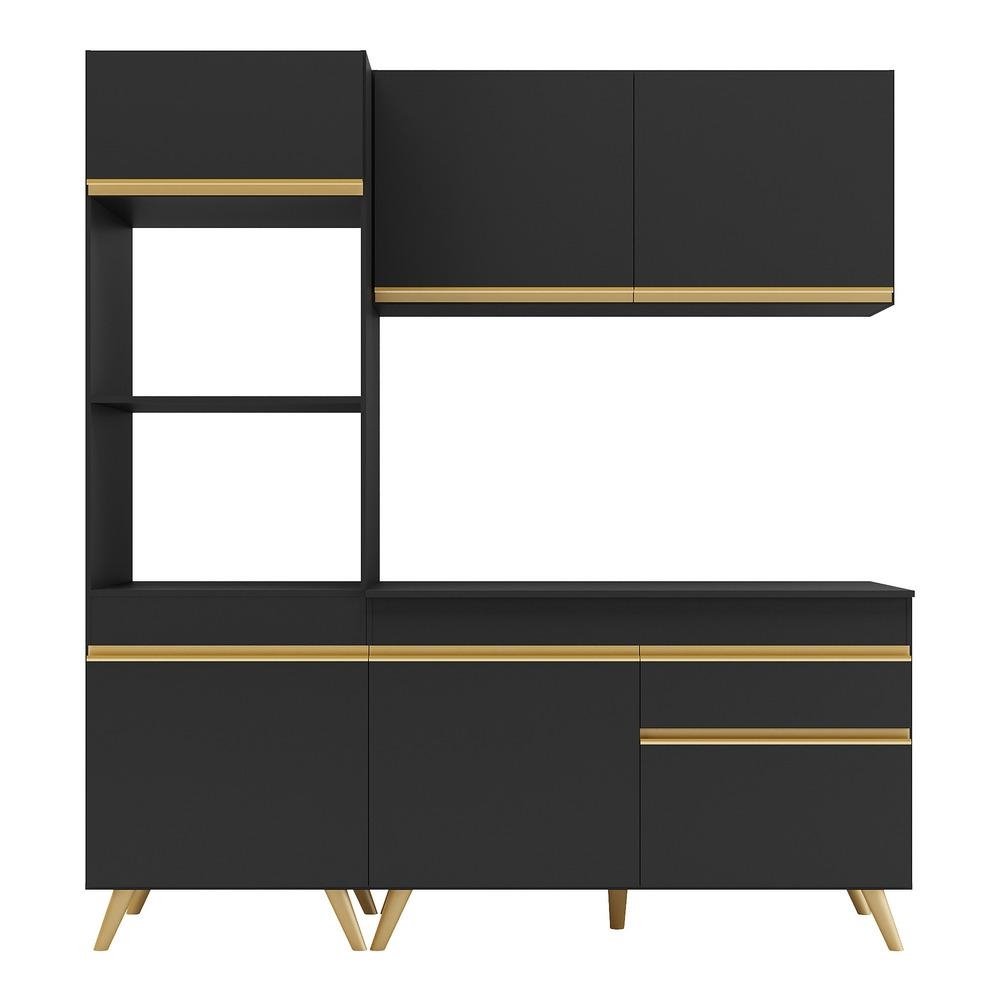 Armario de Cozinha Compacta 182cm Veneza Multimoveis V3694