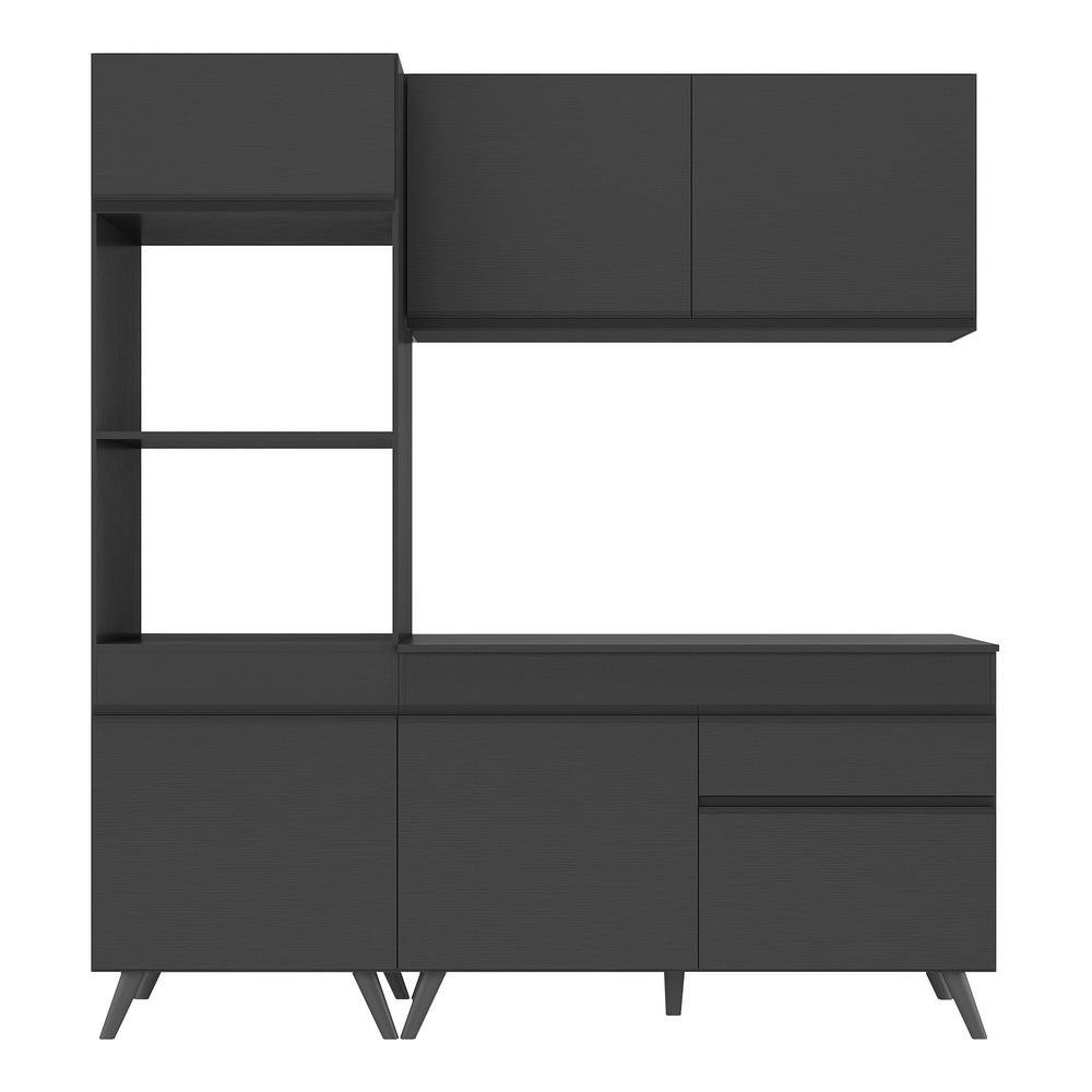 Armario de Cozinha Compacta 182cm Veneza Multimoveis V3694