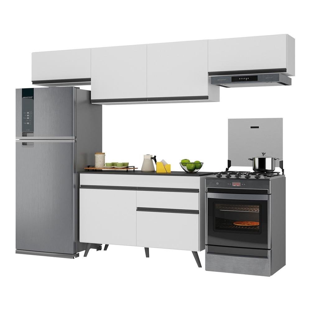 Armario de Cozinha Compacta 260cm Veneza Multimoveis V3697