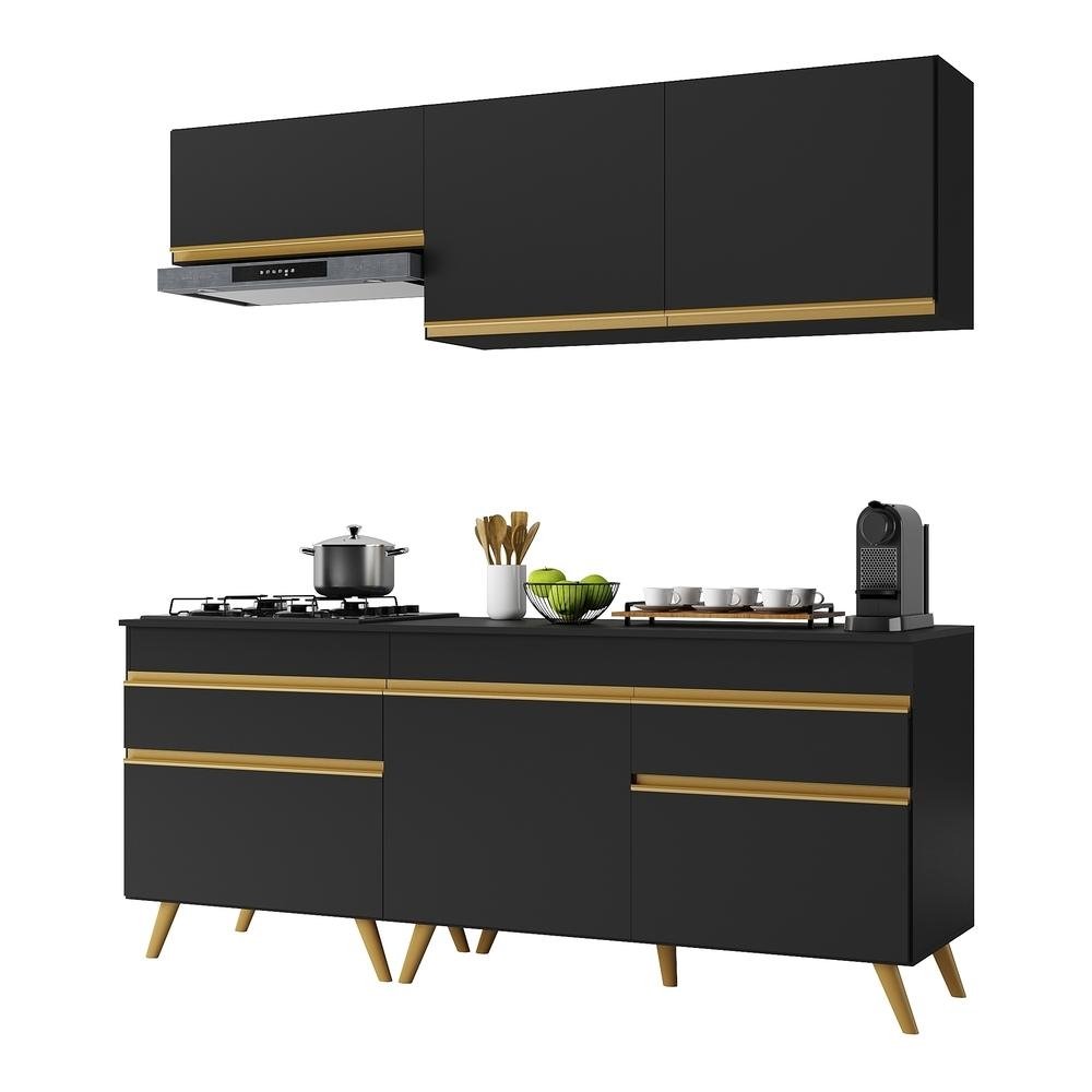 Armario de Cozinha Compacta 190cm Veneza Multimoveis V3705