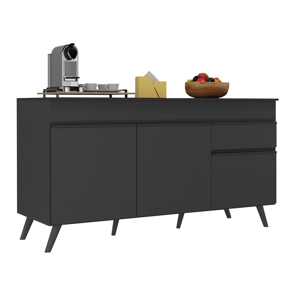 Balcao Cozinha Gabinete Pia 150cm 3 Portas 1 Gaveta Veneza Multimoveis V3740