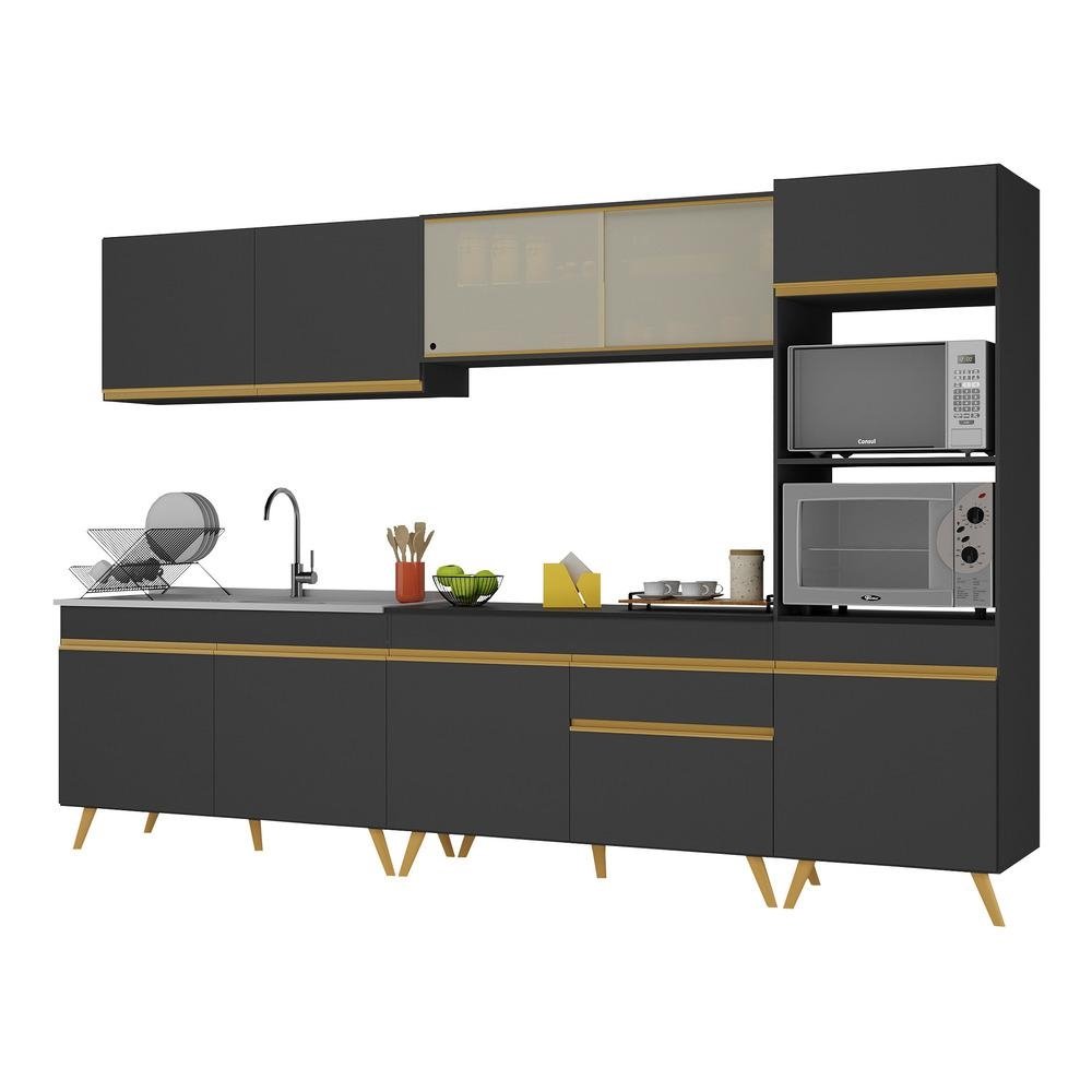 Armario de Cozinha Completa 302cm Veneza Multimoveis V3750