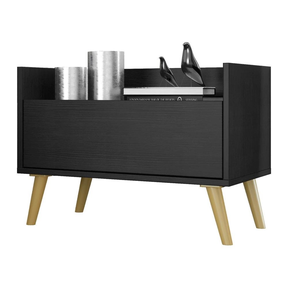 Mesa de Cabeceira 80cm Retro Multimoveis V4000