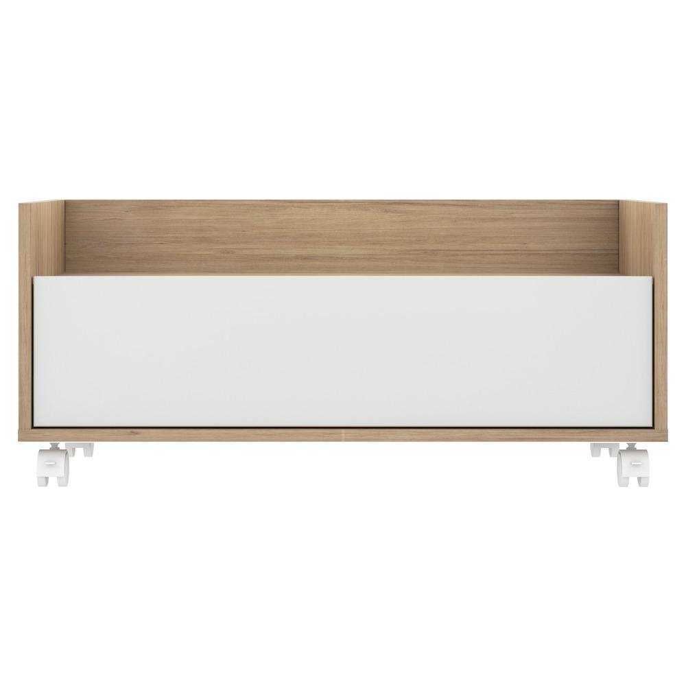 Mesa de Cabeceira 80cm com Rodizios Multimoveis V4006