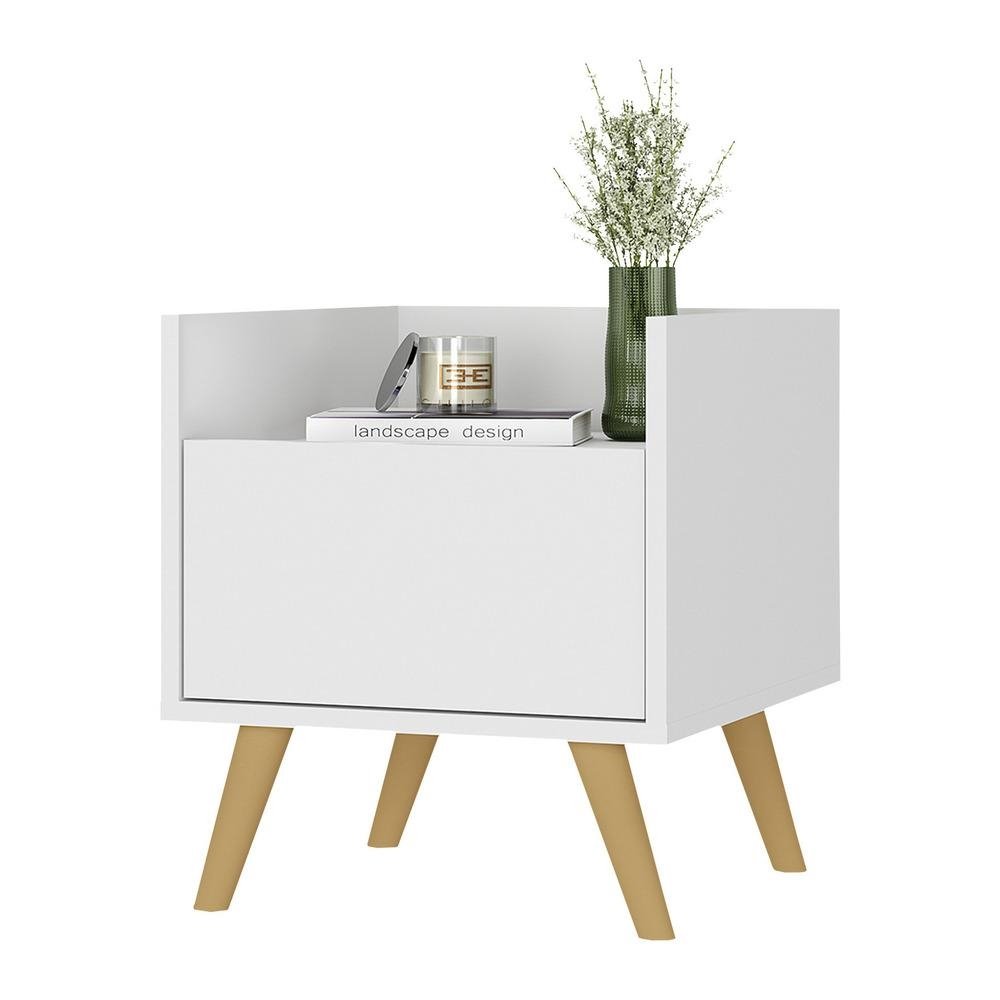 Mesa de Cabeceira 40cm Retro Multimoveis V4041