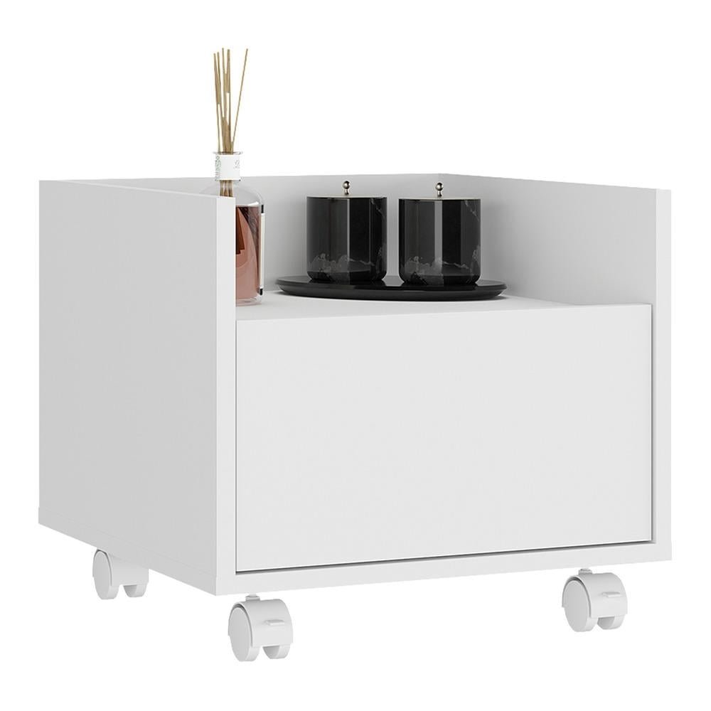 Gabinete Armario Banheiro 40cm com Rodizios Multimoveis V5035