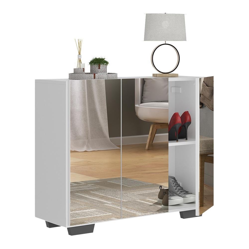 Sapateira com Espelho 3 Portas Nina Multimoveis V6023