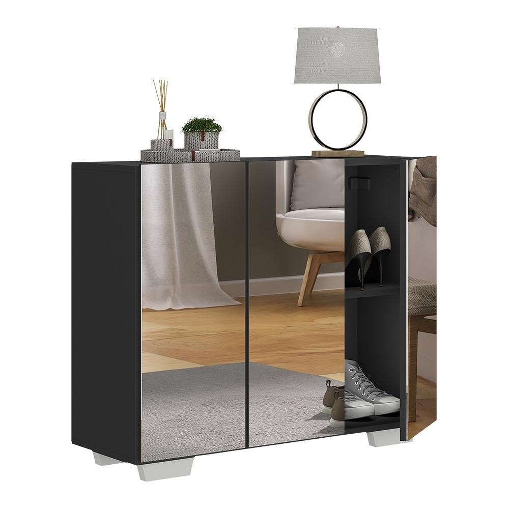 Sapateira com Espelho 3 Portas Nina Multimoveis V6023