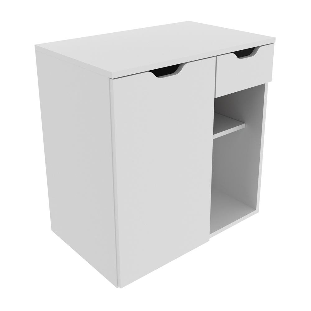 Gabinete Banheiro 1 Porta 1 Gaveta 60cm Multimoveis VCR10085