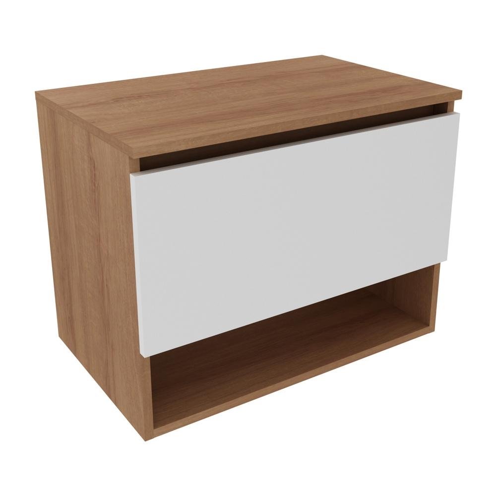 Gabinete Banheiro 1 Porta 60cm Suspenso Multimoveis VCR10086