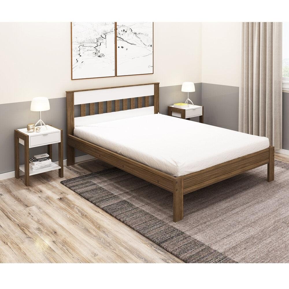 Cama de Casal para Colchao 138 x 188 cm Multimoveis VCR35011