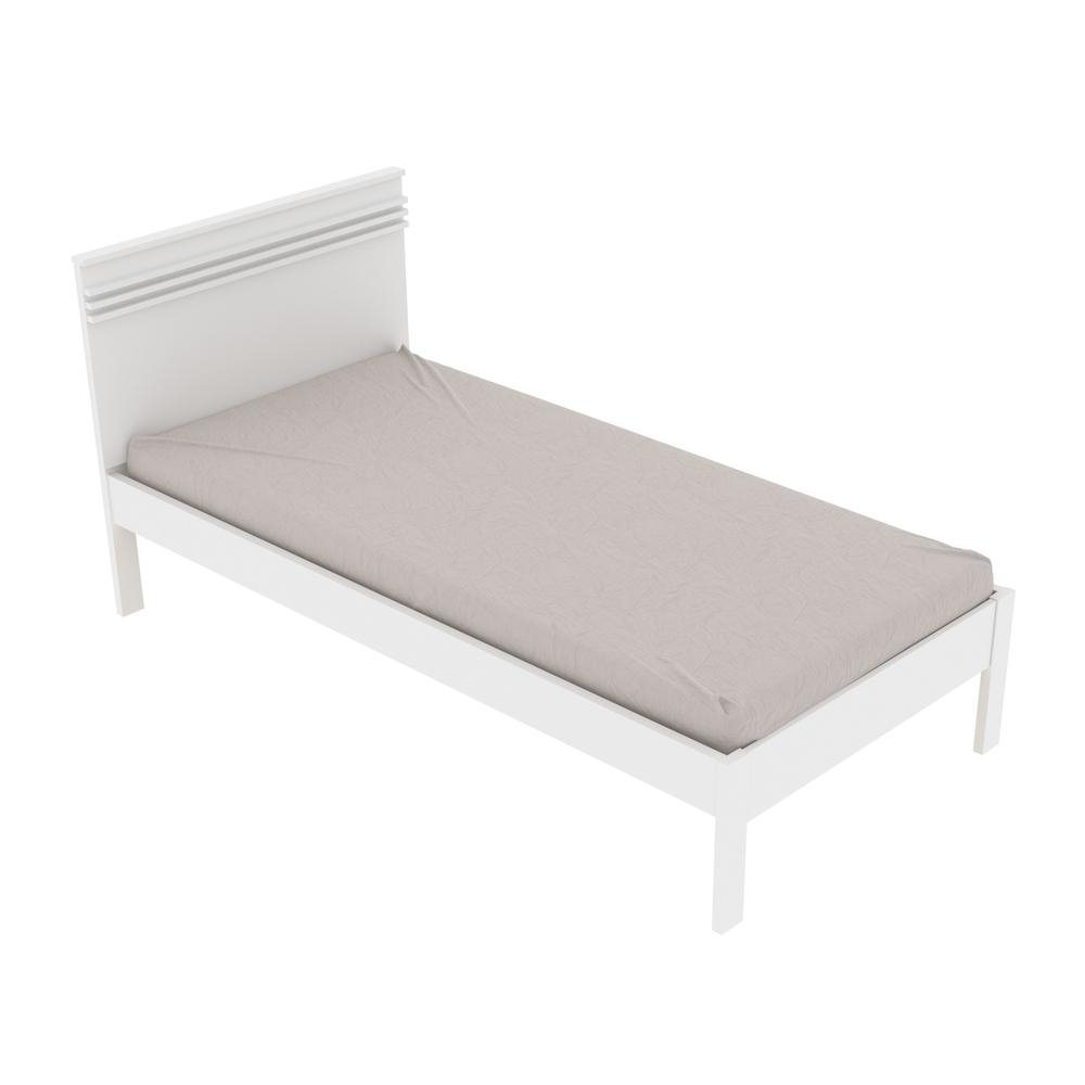 Cama de Solteiro para Colchao 88 x 188cm Multimoveis VCR35014