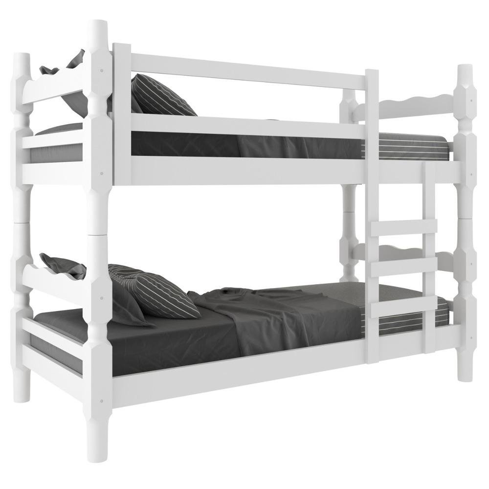Beliche Madeira Macica - vira 2 Camas - para Colchao 78/88 x 188cm Porto Multimoveis VCR41
