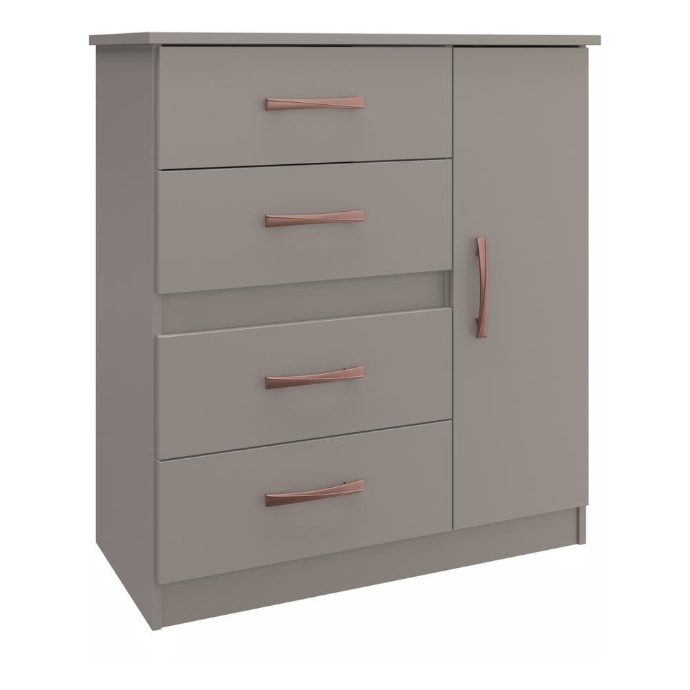 Comoda 4 Gavetas 1 Porta Luiza Multimoveis VCR4157