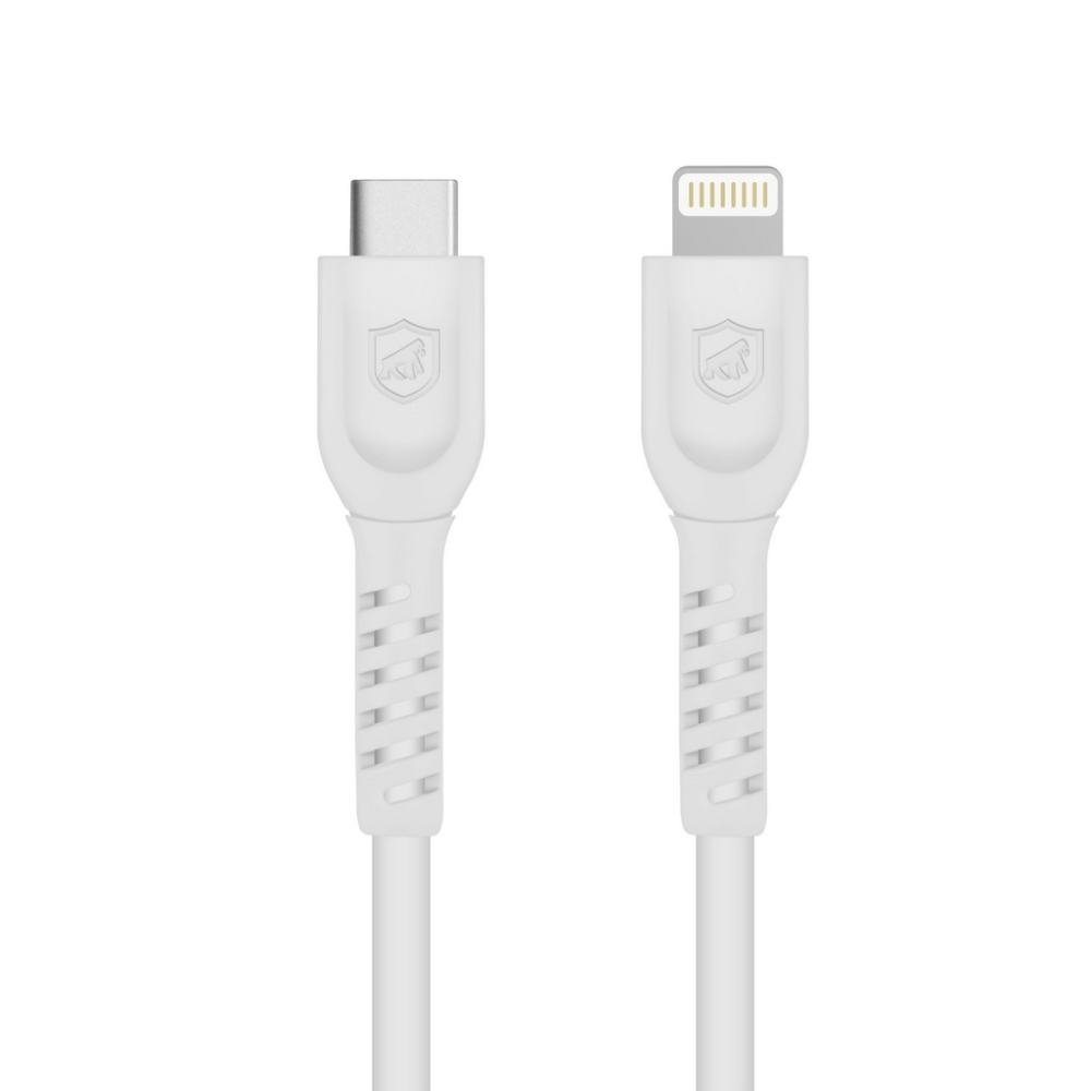 Cabo Dual Shock Lightning / Type C Branco - 1,2m (MFI Homologado) - GShield