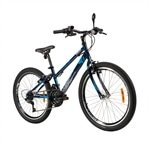 Bicicleta Juvenil Caloi Max, Aro 24, 21 Marchas, Quadro de Aço, Freio V-Brake, Azul