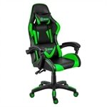 Cadeira Gamer XZone CGR-01 Almofada para Lombar e Pescoço Preto/Verde