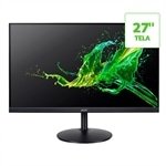 Monitor LED 27' Acer CB272, Full HD, Resoluçao 1920X1080, HDMI, VGA, Painel IPS, 60HZ